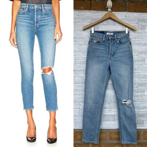 RE/DONE 90s High Rise denim pants size 25